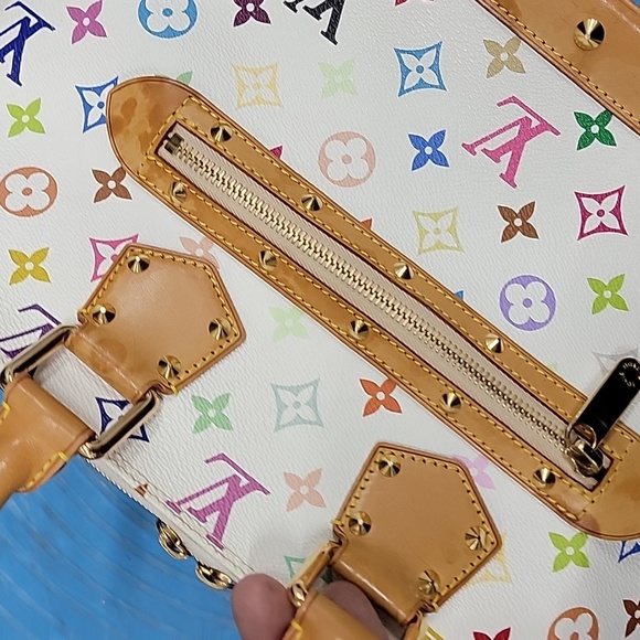 SOLD!!! AUTHENTIC LOUIS VUITTON Murikami multicolor ALMA in PM sz - Picture 7 of 11